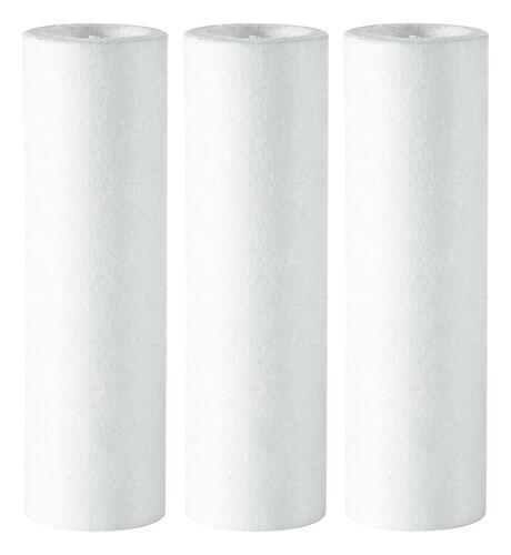 Lot de 3 cartouches filtrantes extrudees 25µ